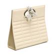 Accesoriu FLOARE DE VANILIE ALBA din piele 