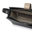 Geanta structurata de piele cu design minimalist AMANDA Black