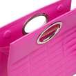 Geanta de mana cu aspect matlasat KELLY Pink