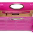Geanta de mana cu aspect matlasat KELLY Pink