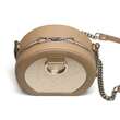 Geanta crossbody de piele MACCA Beige