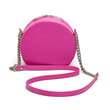 Geanta crossbody de piele MACCA Pink