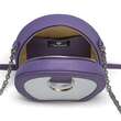 Geanta crossbody de piele MACCA Purple