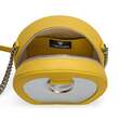 Geanta crossbody de piele MACCA Yellow