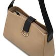 Geanta de piele cu bareta ajustabila MASHA Beige