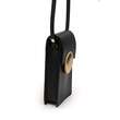 Geanta mini crossbody de piele cu bareta, Mini DOT Black