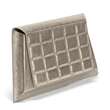Geanta-plic de piele cu aspect matlasat CIOCO Gold