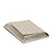 Geanta-plic de piele cu aspect matlasat CIOCO Gold