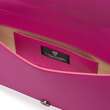 Geanta-plic de piele cu aspect matlasat CIOCO Pink