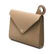 Geanta-plic de piele pentru laptop si documente A4, DOT Beige