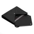 Geanta-plic de piele pentru laptop si documente A4, DOT Black