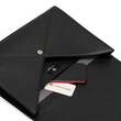 Geanta-plic de piele pentru laptop si documente A4, DOT Black