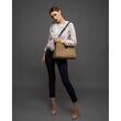 Geanta de piele cu bareta ajustabila MASHA Beige