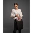 Geanta structurata de piele cu design minimalist AMANDA Black