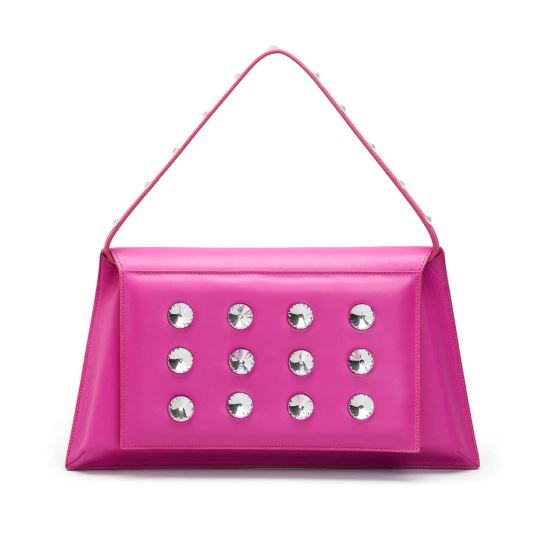 Geanta-plic de piele cu cristale CIOCO Sparkle